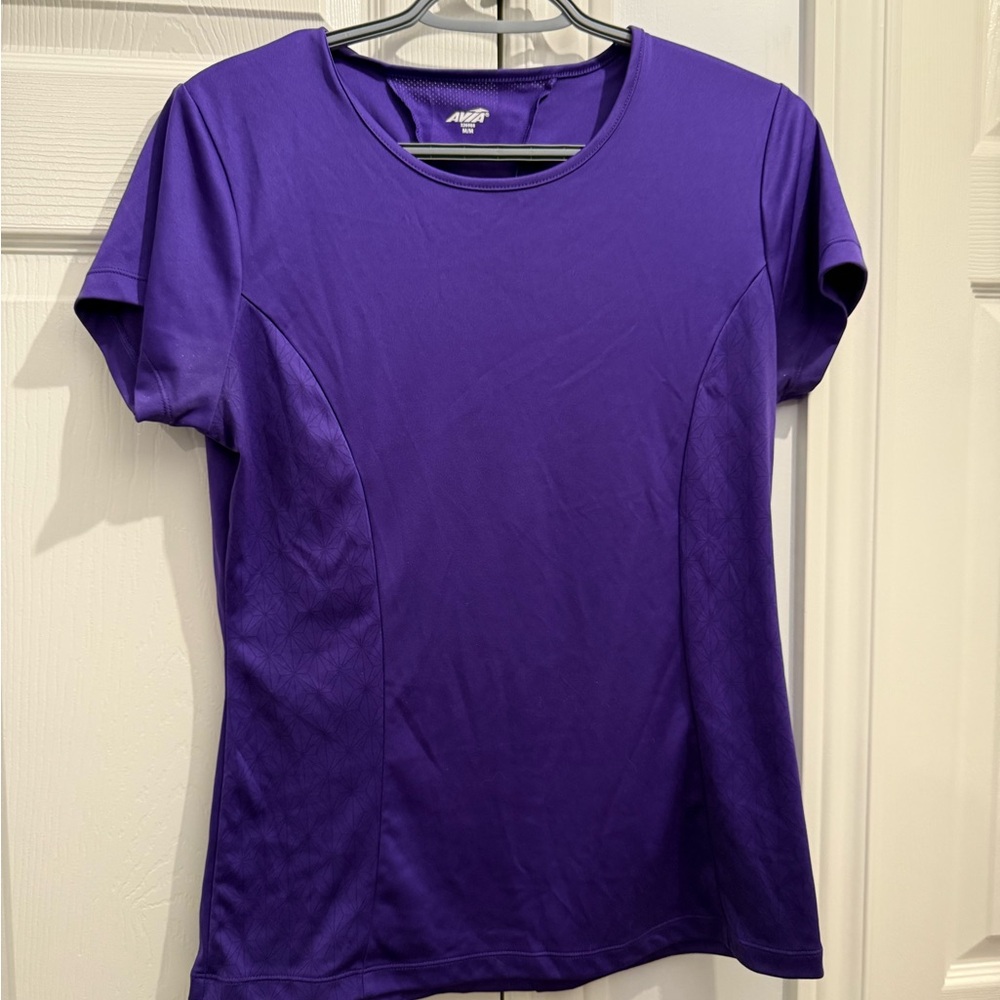 Avia Purple Fitted Crew Neck T-Shirt